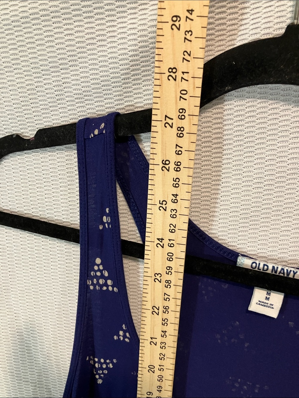 Old Navy Royal Blue Studded Racerback Tank - Picture 6 of 8